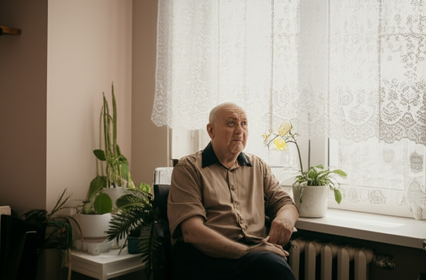 огляд за літньою людиною з деменцією